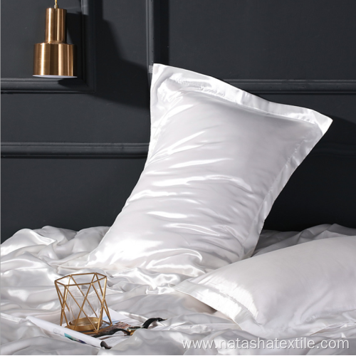 Pure color double-sided silk beauty pillowcase
